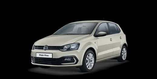 White VW Polo from the OCI car hire fleet